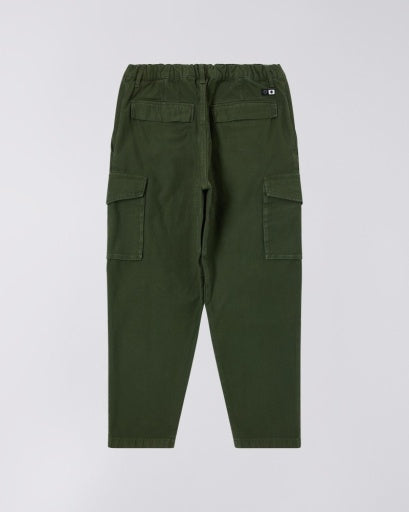 Wide Leg Cargo Pants - Olive Green