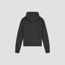 ZIP KNITTED HOODIE van OLAF HUSSEIN in de kleur grijs — afbeelding 2 van 2