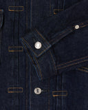 Dark Wash Denim Jacket - Dark Blue Denim