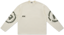 Long Sleeve Graphic Print - Cream