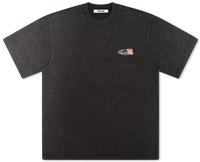 Washed Graphic Crewneck T-Shirt - Dark Washed Gray