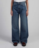 Long Denim Skirt - Blue Denim