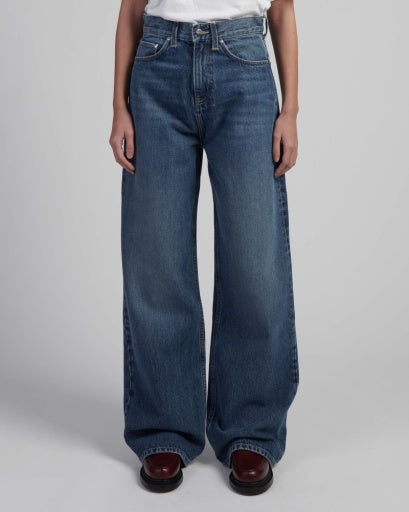 Long Denim Skirt - Blue Denim