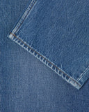 Straight Fit Denim Jeans - Blue Denim