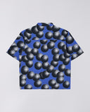 Graphic Print Camp Shirt - Blue Multi
