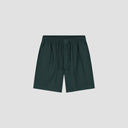 Drawstring Waist Casual Shorts - Dark Green