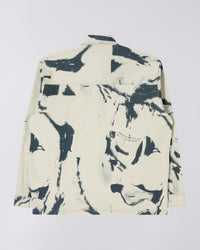 Overshirt Graphic Print - Cream Camo