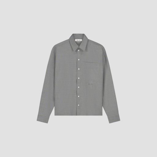 Checked Long Sleeve Shirt - Gray Check