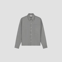 Checked Long Sleeve Shirt - Gray Check