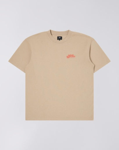 Loose Fit Embroidered T-shirt - Khaki