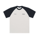 Script Logo Raglan T-Shirt - Navy/White