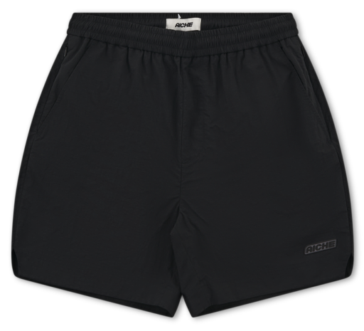 Athletic Drawstring Running Shorts - Black