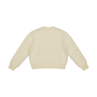 Crewneck Embroidered Logo Sweatshirt - Cream