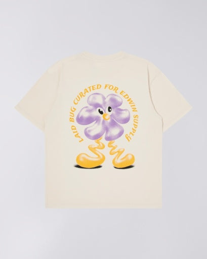 Flower Graphic T-shirt - Ecru