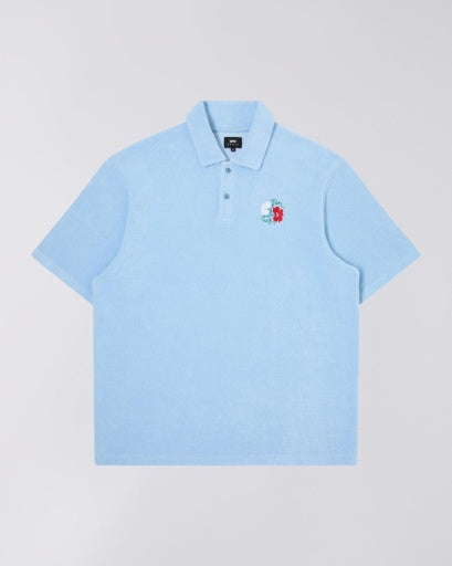 Embroidered Logo Polo Shirt - Light Blue