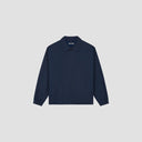 Zip-Front Coach Jacket - Navy