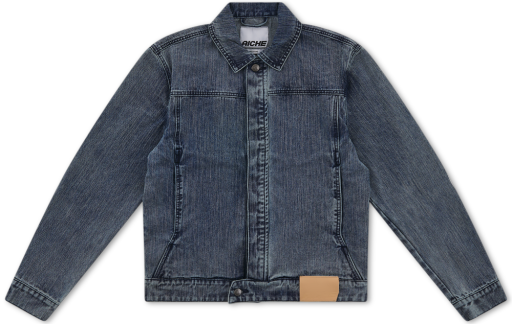 Denim Trucker Jacket - Washed Blue