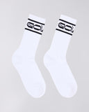Logo Cuff Sport Socks - White
