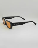 Rectangular Tinted Sunglasses - Black