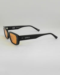 Rectangular Tinted Sunglasses - Black