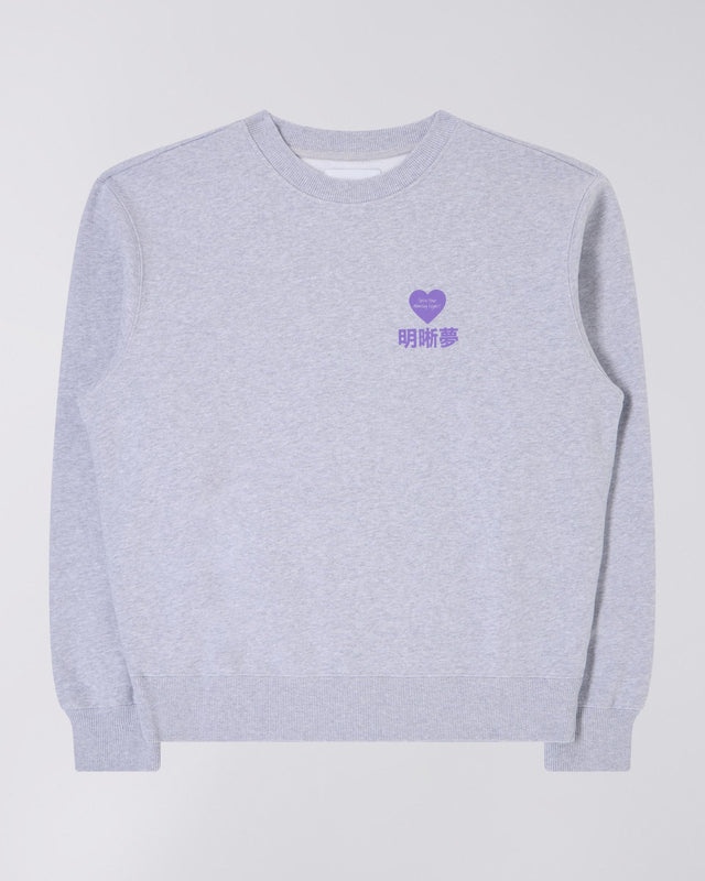 Graphic Crewneck Sweatshirt - Grey
