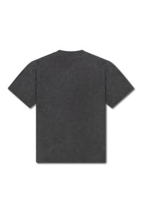 Washed Graphic Crewneck T-shirt - Washed Black