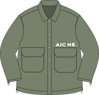 Utility Pocket Overshirt - Dark Olive