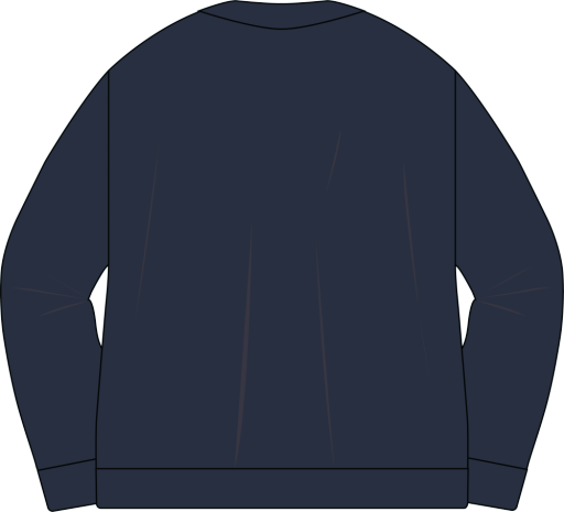 Crewneck Sweatshirt with Logo - Navy