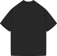 Graphic Blossom Print T-Shirt - Black