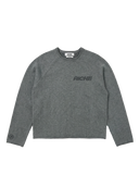 Embroidered Crewneck Sweater - Grey