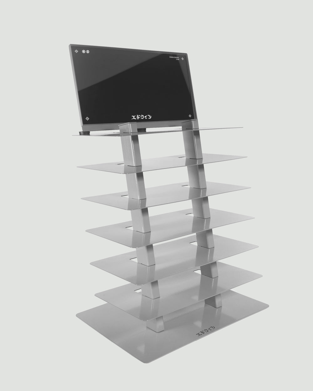 Store Display Rack - Silver