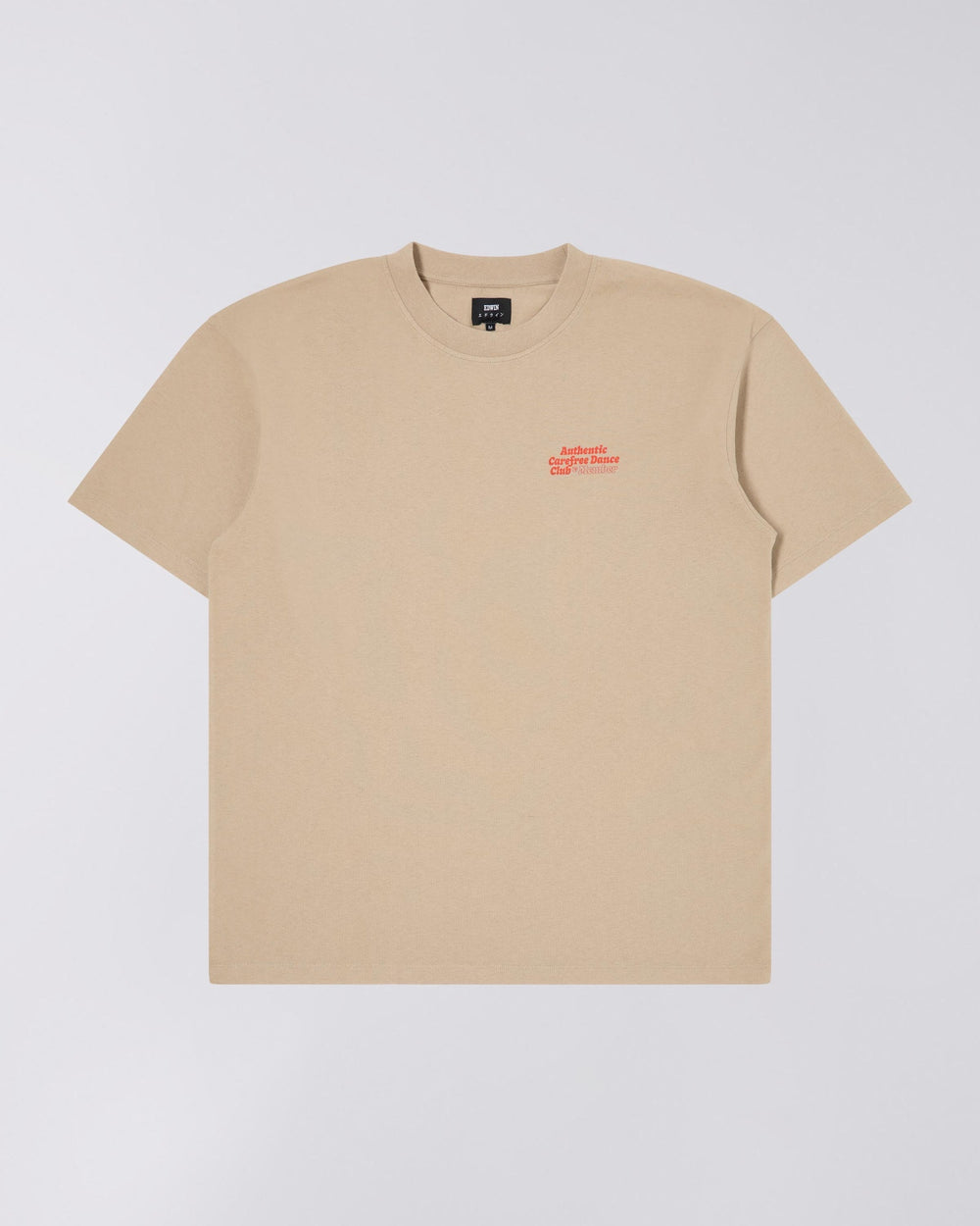 Embroidered Logo T-Shirt - Tan