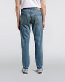 Washed Denim Slim Jeans - Light Blue