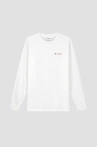 Long Sleeve Logo T-Shirt - White