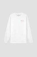 Long Sleeve Logo T-Shirt - White