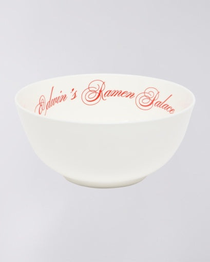 Graphic Print Ceramic Bowl - Cream