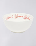 Graphic Print Ceramic Bowl - Cream