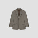 Structured Single Breasted Blazer - Olive Green