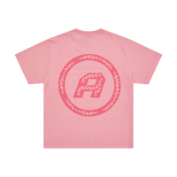 Embroidered Logo Short Sleeve - Pink