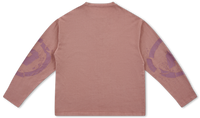 Long Sleeve Graphic Tee - Washed Pink