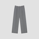 Pleated Wide Leg Pants - Gray