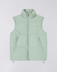 Puffer Stand Collar Jacket - Mint Green