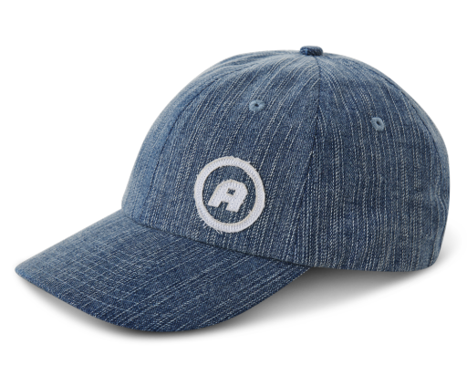 Textured Baseball Cap - Washed Blue