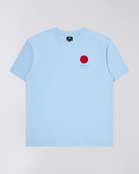 Embroidered Logo Graphic T-Shirt - Light Blue