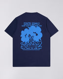 Loose Graphic Logo T-shirt - Navy