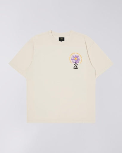 Flower Graphic T-shirt - Ecru