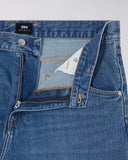 Straight Fit Denim Jeans - Blue Denim