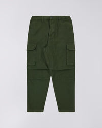 Wide Leg Cargo Pants - Olive Green