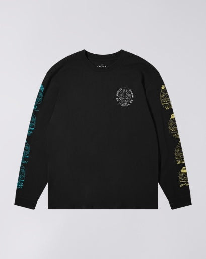 Long Sleeve Graphic T-shirt - Black Multi