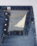 Washed Denim Relaxed Jeans - Washed Blue Denim